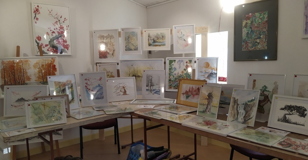 expo Les Aquarelles de Laurent,